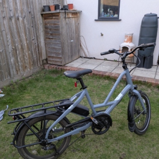 Tern Quick Haul D8 Active Plus 20 Bike Gloss Blue Grey 2nd hand