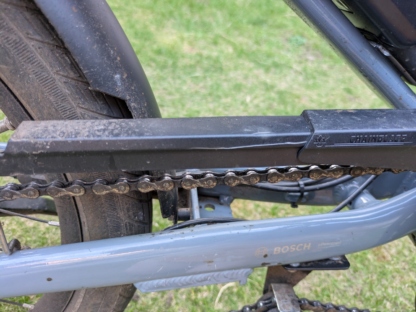 Tern Quick Haul D8 Active Plus 20 Bike Gloss Blue Grey 2nd hand - Image 11
