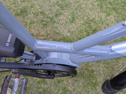 Tern Quick Haul D8 Active Plus 20 Bike Gloss Blue Grey 2nd hand - Image 3