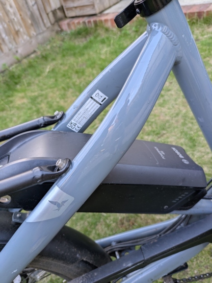 Tern Quick Haul D8 Active Plus 20 Bike Gloss Blue Grey 2nd hand - Image 4