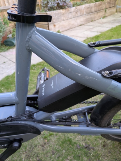 Tern Quick Haul D8 Active Plus 20 Bike Gloss Blue Grey 2nd hand - Image 5