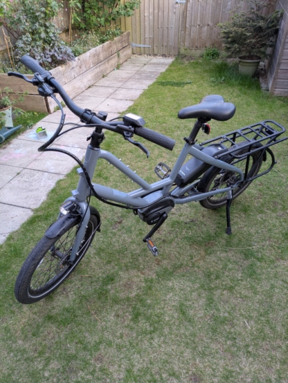 Tern Quick Haul D8 Active Plus 20 Bike Gloss Blue Grey 2nd hand - Image 12