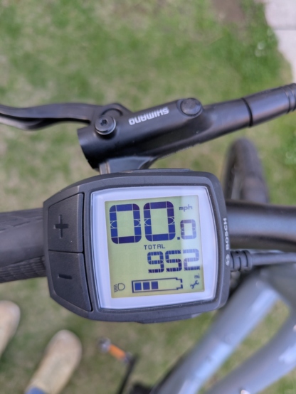 Tern Quick Haul D8 Active Plus 20 Bike Gloss Blue Grey 2nd hand - Image 6