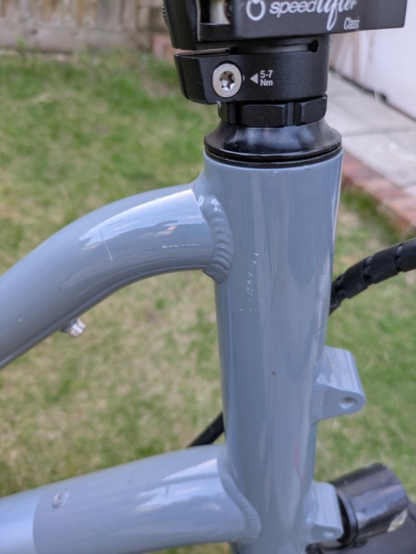 Tern Quick Haul D8 Active Plus 20 Bike Gloss Blue Grey 2nd hand - Image 10